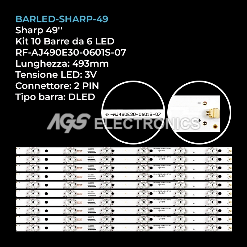 RAMPES LED TV GRUNDIG 40VLE5421BG 40VLE4421BF 40VLE6520BL ET AUTRES